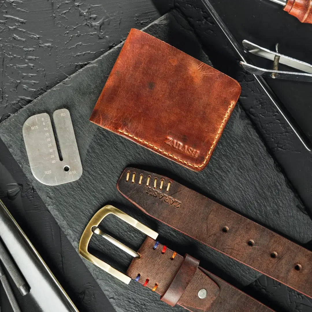Hand-Stitched Gift Box – Long Lasting Wallet & Belt