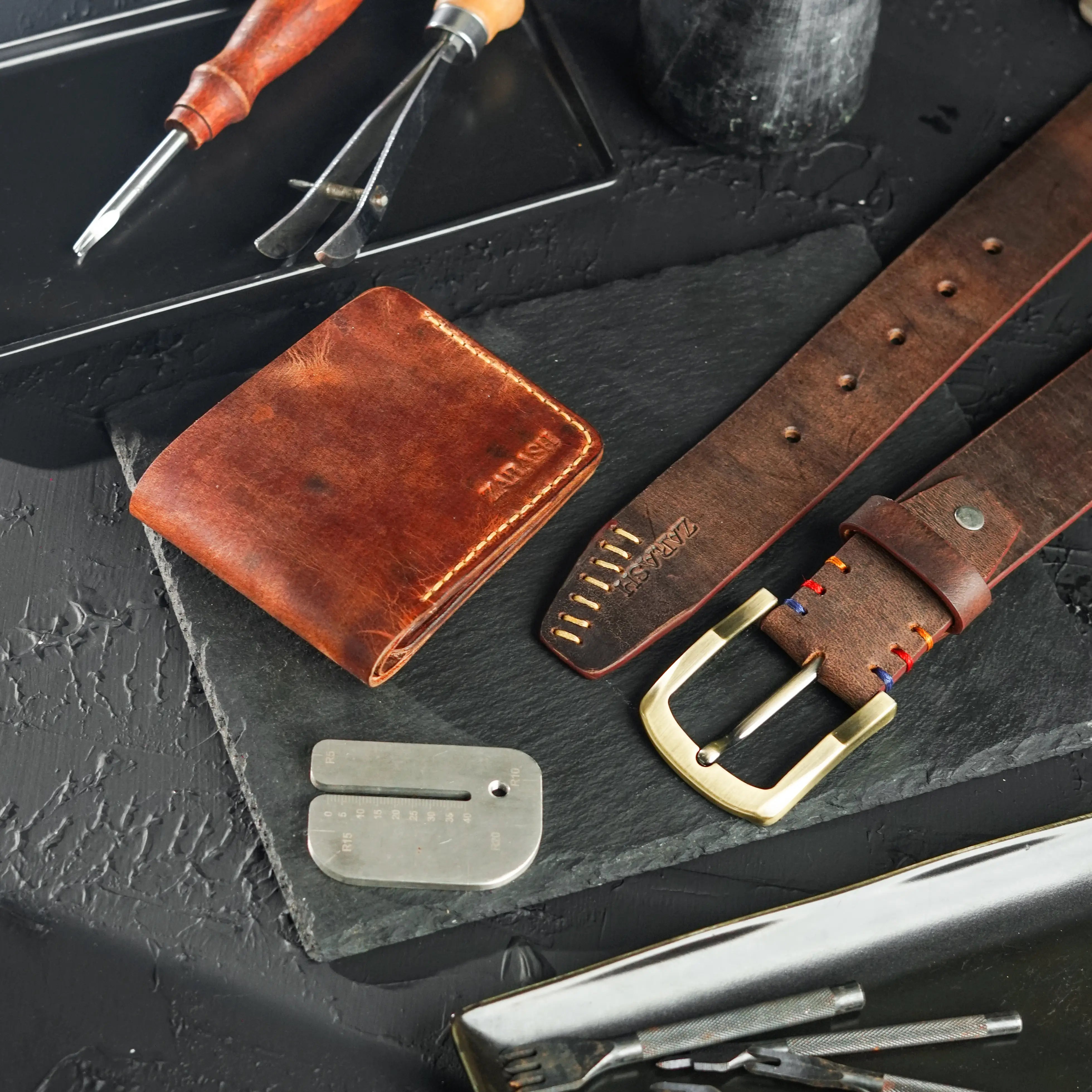 Hand-Stitched Gift Box – Long Lasting Wallet & Belt