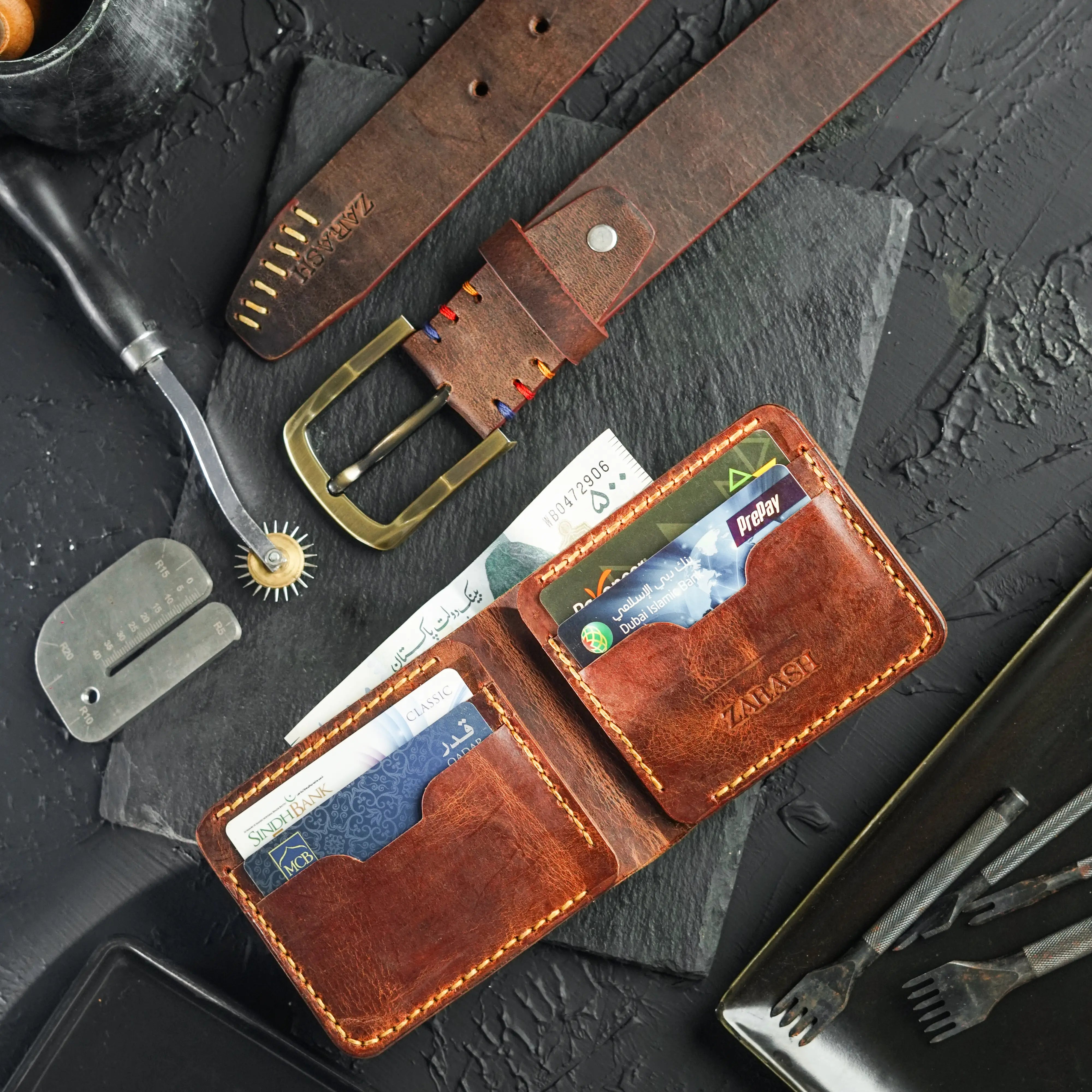 Hand-Stitched Gift Box – Long Lasting Wallet & Belt