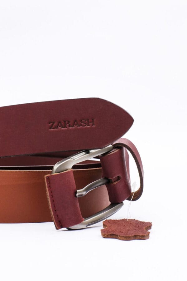 One Piece Plain Leather Belt Zarash 