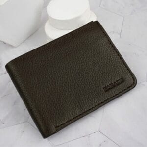 double shade mild leather men wallet