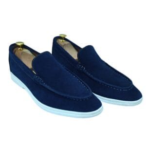 l5 navy blue premium suede leather